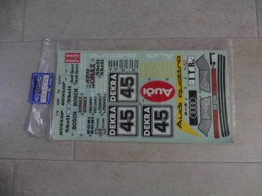 Kyosho Audi Quattro decal sheet # GT-12